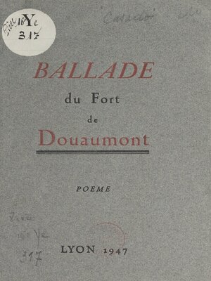 cover image of Ballade du Fort de Douaumont